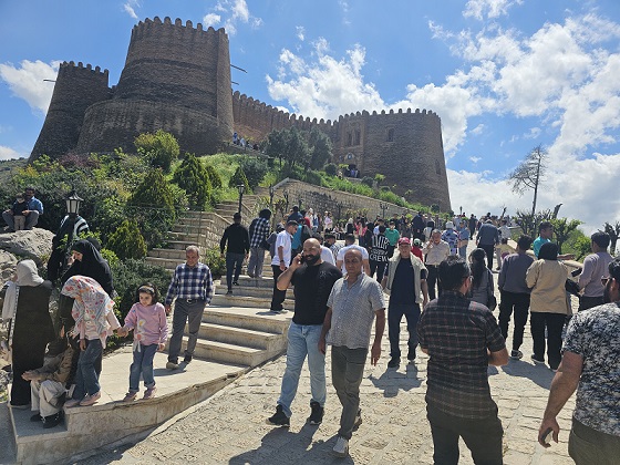 بازدید بیش از۴ هزار نفر از قلعه فلک‌الافلاک در عید فطر